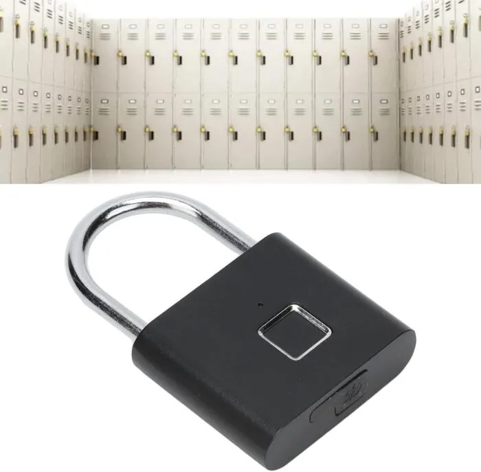 Fingerprint Padlock – Smart Biometric Keyless Lock for Gym, Travel & Home Security